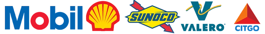 Fuel partners: Mobil, Shell, Sunoco, Valero and Citgo